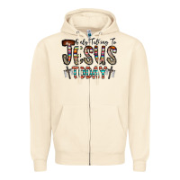 Sandshell only talking jesus today Zipper Hoodie - CowhideDigitalArt