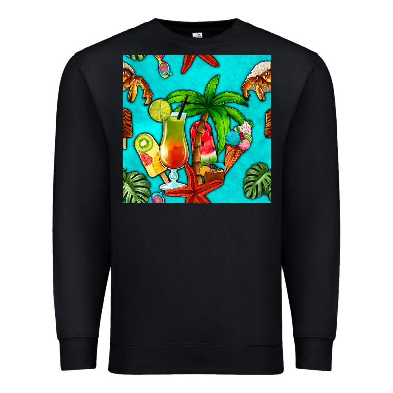 Summer Drinks And Ice Cream Premium Sweatshirt by BundleAndBundleShop | Teevron