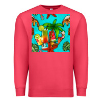 Cardinal summer drinks and ice cream Premium Sweatshirt - BundleAndBundleShop
