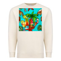 Sandshell summer drinks and ice cream Premium Sweatshirt - BundleAndBundleShop