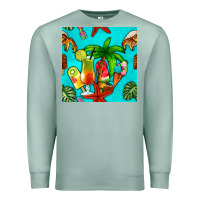 Seafoam summer drinks and ice cream Premium Sweatshirt - BundleAndBundleShop
