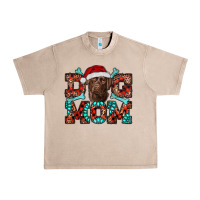 French Oak Christmas Labrador Dog Mom Urban Heavy Tee - RanaPortraitStore