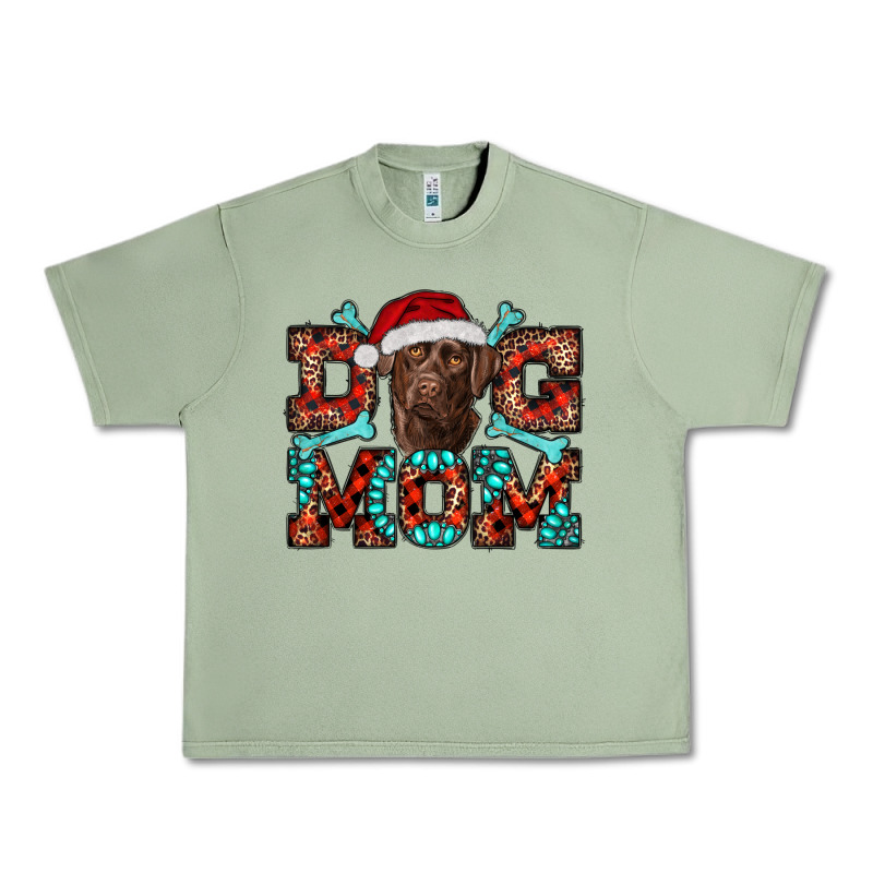 Christmas Labrador Dog Mom Urban Heavy Tee by RanaPortraitStore | Teevron
