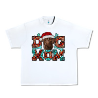 White Christmas Labrador Dog Mom Urban Heavy Tee - RanaPortraitStore