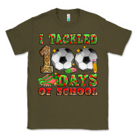 Army Green i tackled 100 days of school soccer Classic Tee - Zillion Design Studio