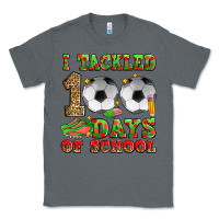 Charcoal Heather i tackled 100 days of school soccer Classic Tee - Zillion Design Studio