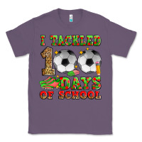 Lavender i tackled 100 days of school soccer Classic Tee - Zillion Design Studio