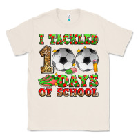 Natural i tackled 100 days of school soccer Classic Tee - Zillion Design Studio