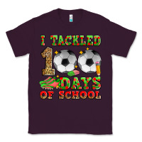 Plum i tackled 100 days of school soccer Classic Tee - Zillion Design Studio