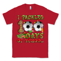 Red i tackled 100 days of school soccer Classic Tee - Zillion Design Studio