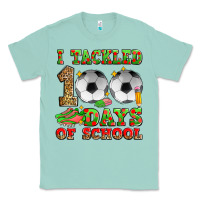 Seafoam i tackled 100 days of school soccer Classic Tee - Zillion Design Studio