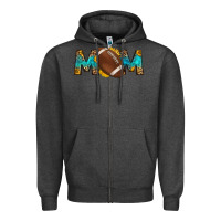 Charcoal Heather western mom american football Zipper Hoodie - HRA Design Shop