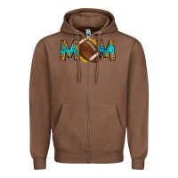 Chestnut western mom american football Zipper Hoodie - HRA Design Shop