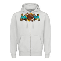 Dove Grey western mom american football Zipper Hoodie - HRA Design Shop
