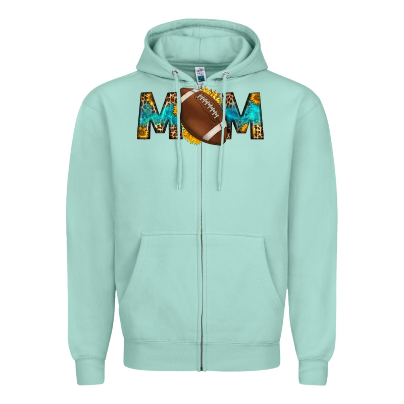 Western Mom American Football Zipper Hoodie by HRA Design Shop | Teevron