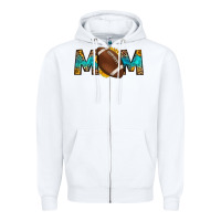 White western mom american football Zipper Hoodie - HRA Design Shop