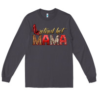 Smoke retired hot mama Long Sleeve Tee - texasbilliewilder