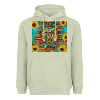 Matcha i hate everyone but coffee helps western skeleton coffee sunflowers Heavyweight Hoodie - Artiststas