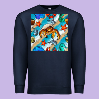 Sea Animals Premium Sweatshirt Designed By Bundleandbundleshop