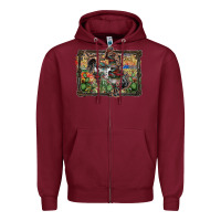 Burgundy rodeo Zipper Hoodie - SublimationCraftShop