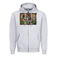 Heather Grey rodeo Zipper Hoodie - SublimationCraftShop