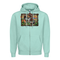 Seafoam rodeo Zipper Hoodie - SublimationCraftShop
