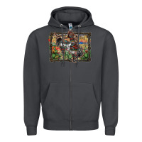 Smoke rodeo Zipper Hoodie - SublimationCraftShop