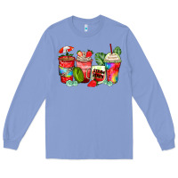 Colony Blue strawberry coffee cups Long Sleeve Tee - Zillion Design Studio