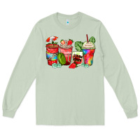 Matcha strawberry coffee cups Long Sleeve Tee - Zillion Design Studio