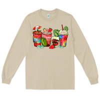 Mushroom strawberry coffee cups Long Sleeve Tee - Zillion Design Studio