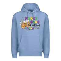 Colony Blue mardi gras drinking team Premium Hoodie - MaliasSmallBusiness