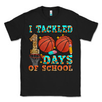Black i tackled 100 days of school basketball Classic Tee - Zillion Design Studio