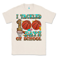 Natural i tackled 100 days of school basketball Classic Tee - Zillion Design Studio