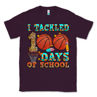 Plum i tackled 100 days of school basketball Classic Tee - Zillion Design Studio