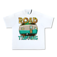 White road tripping Urban Heavy Tee - texasbilliewilder