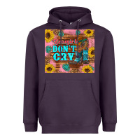 Plum cowgirls don't crty boots hat sunflowers tumbler Heavyweight Hoodie - Artiststas