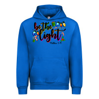 Cobalt be the light matthew 5 14 Urban Hoodie - MaliasSmallBusiness