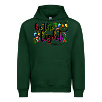 Forest Green be the light matthew 5 14 Urban Hoodie - MaliasSmallBusiness