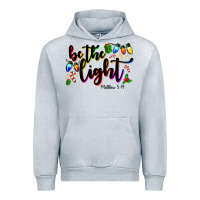 Heather Grey be the light matthew 5 14 Urban Hoodie - MaliasSmallBusiness