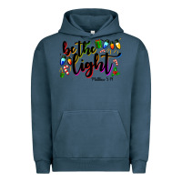 Pigment Midnight Navy be the light matthew 5 14 Urban Hoodie - MaliasSmallBusiness