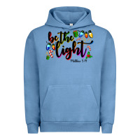 Pigment Pebble Blue be the light matthew 5 14 Urban Hoodie - MaliasSmallBusiness