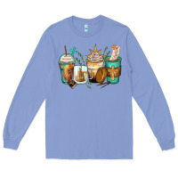 Colony Blue jesus coffee cups Long Sleeve Tee - Zillion Design Studio