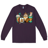 Plum jesus coffee cups Long Sleeve Tee - Zillion Design Studio