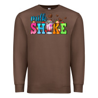 Chestnut milk shake with chocolate heart Premium Sweatshirt - AdoDesignShop
