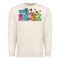 Sandshell milk shake with chocolate heart Premium Sweatshirt - AdoDesignShop
