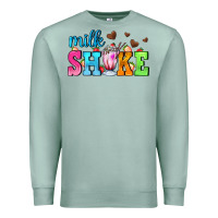 Seafoam milk shake with chocolate heart Premium Sweatshirt - AdoDesignShop