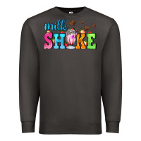 Smoke milk shake with chocolate heart Premium Sweatshirt - AdoDesignShop