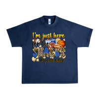 Navy im just here for the snacks sports sister Urban Heavy Tee - Zillion Design Studio