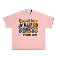 Salmon im just here for the snacks sports sister Urban Heavy Tee - Zillion Design Studio
