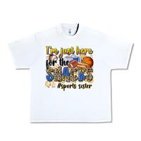 White im just here for the snacks sports sister Urban Heavy Tee - Zillion Design Studio